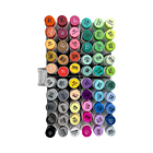 OHUHU 60 MARCADORES DE ALCOHOL + 1 BLENDER PINCEL Y BISELADA (TONOS BASICOS) 5