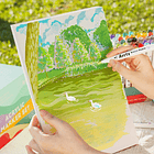 ARRTX MARCADORES DE ACRÍLICO 60 COLORES PAISAJISMO (PUNTA PINCEL) 7