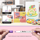 ARRTX MARCADORES ACRÍLICOS DE 30 COLORES VIBRANTES (PUNTA PINCEL) 6