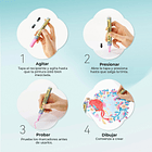 ARRTX MARCADORES ACRÍLICOS DE 72 COLORES (PUNTA REDONDA) 3