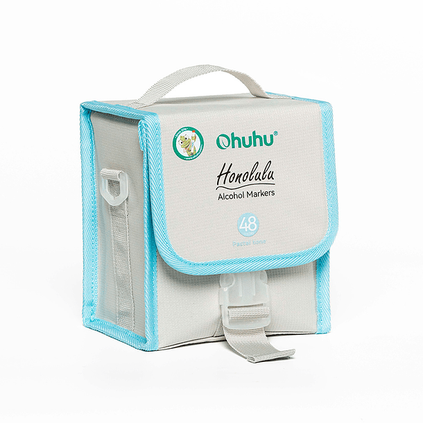 OHUHU 48 MARCADORES DE ALCOHOL PASTEL + 1 BLENDER PINCEL Y BISELADA 1