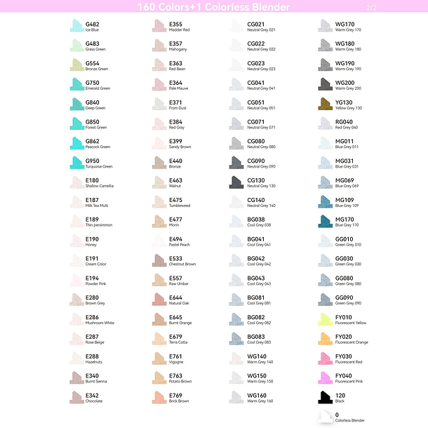 OHUHU 160 MARCADORES DE ALCOHOL + 1 BLENDER FINA Y BISELADA  4