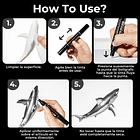 MARCADOR PERMANENTE CROMADO PLATEADO OHUHU DOBLE PUNTA 3