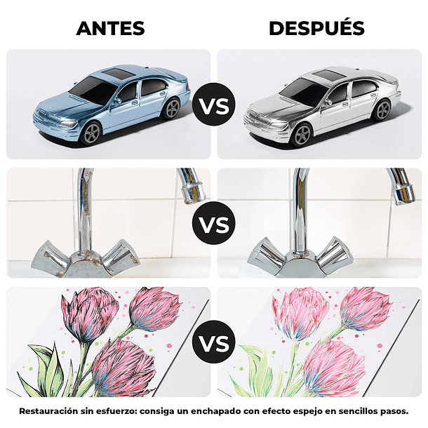 MARCADOR PERMANENTE CROMADO PLATEADO OHUHU DOBLE PUNTA 5