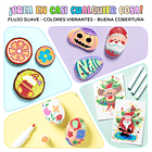 OHUHU 24 MARCADORES ACRÍLICOS LAVABLES PARA NIÑOS PUNTA BALA 7