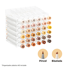 OHUHU 36 MARCADORES ALCOHOL TONOS PIEL PINCEL & BISELADA 1