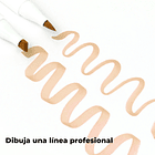 OHUHU 36 MARCADORES ALCOHOL TONOS PIEL PINCEL & BISELADA 2