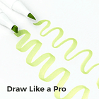 OHUHU 48 MARCADORES DE ALCOHOL TONOS MEDIOS + 1 BLENDER PINCEL Y BISELADA 2