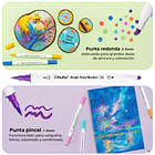 OHUHU 72 MARCADORES ACRÍLICOS AKAKA PUNTAS PINCEL & PUNTOS 7