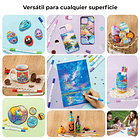 OHUHU 72 MARCADORES ACRÍLICOS AKAKA PUNTAS FINA & PUNTOS 8