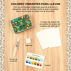 GRABIE CLUB BOX CAJA PARA COLOREAR CON ACUARELA DE TEMÁTICA BOSQUE  8