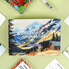 GRABIE CLUB BOX CAJA PARA COLOREAR CON ACUARELA DE TEMÁTICA PAISAJES  9