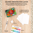 GRABIE CLUB BOX CAJA PARA COLOREAR CON ACUARELA DE TEMÁTICA PAISAJES  10