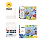 GRABIE CLUB BOX CAJA PARA COLOREAR CON ACUARELA DE TEMÁTICA OCÉANO  1