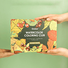 GRABIE CLUB BOX CAJA PARA COLOREAR CON ACUARELA DE TEMÁTICA OTOÑO  10