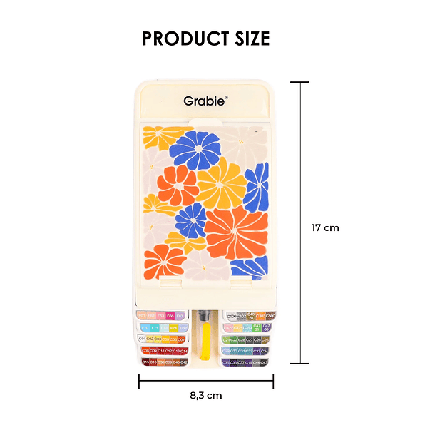 SET DE ACUARELA PLEGABLE DE 56 COLORES CON PINCEL  4