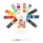 SET DE ACUARELA PLEGABLE DE 56 COLORES CON PINCEL  8