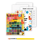 SET DE ACUARELAS TODO EN UNO DE 48 COLORES  1