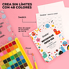 SET DE ACUARELAS TODO EN UNO DE 48 COLORES  4