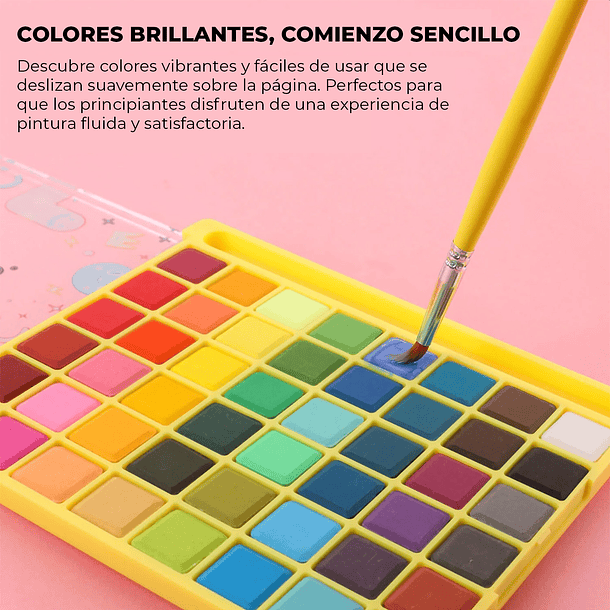 SET DE ACUARELAS TODO EN UNO DE 48 COLORES  6