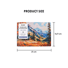 LIBRO PARA COLOREAR DE ACUARELA CON TEMÁTICA DE PAISAJES (15 HOJAS 300 GSM)  3