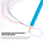 JUEGO DE 9 LÁPICES GEL BORRABLES TONOS CLÁSICOS  3