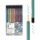 JUEGO DE 9 LÁPICES GEL BORRABLES RUSTIC REVERIE  1