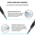 JUEGO DE 10 DESTACADORES DUOMARK (20 COLORES)  3