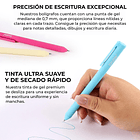 JUEGO DE 20 BOLÍGRAFOS DE GEL RETRÁCTILES DE COLORES  4