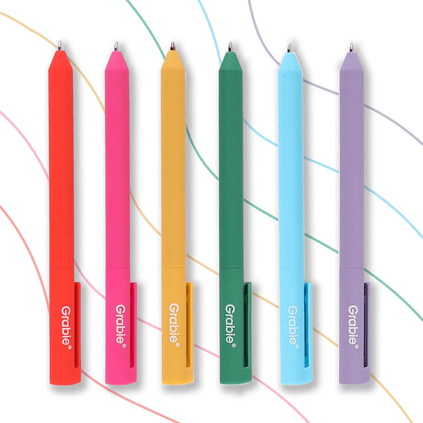 JUEGO DE 20 BOLÍGRAFOS DE GEL RETRÁCTILES DE COLORES  6