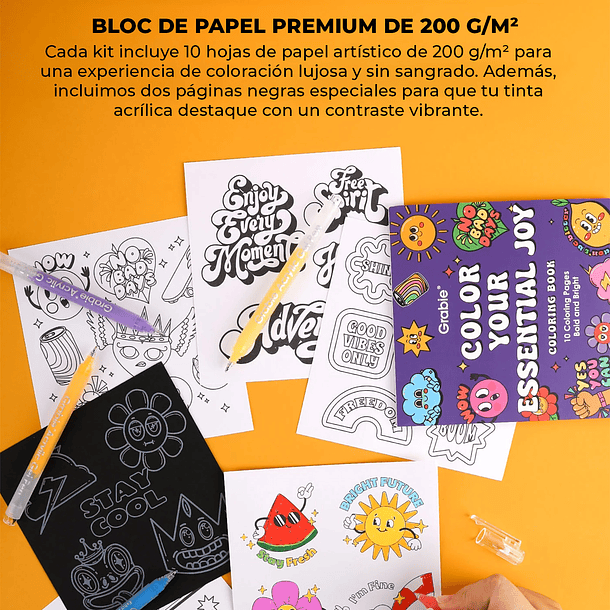 KIT PARA COLOREAR BOLD & BRIGHT COLORES ESENCIALES  6