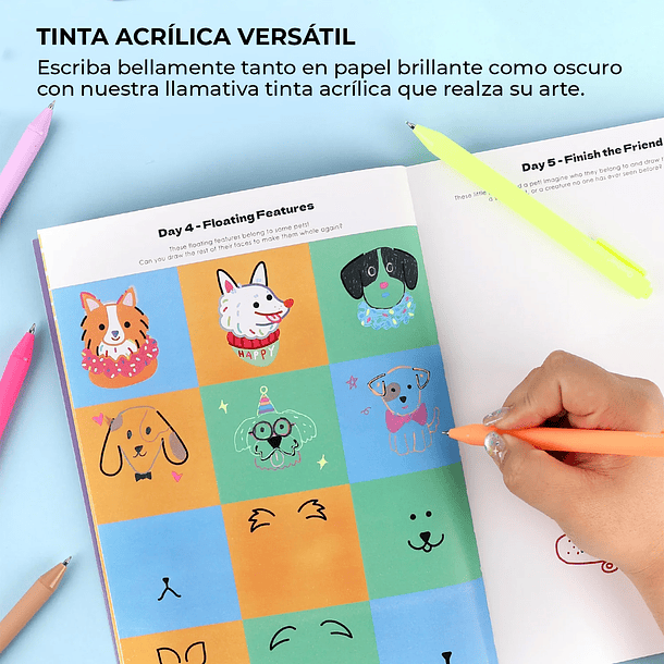 LIBRO CREATIVO QUÉ DIBUJAR CUANDO CREES QUE NO PUEDES MASCOTAS  12