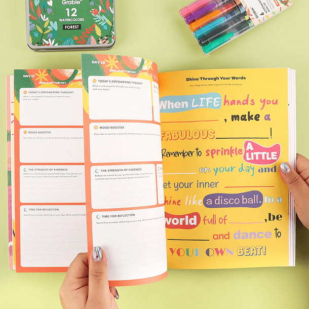 LIBRO CREATIVO SACUDE TU FUERZA INTERIOR LIBRO DE TRABAJO DE 4 SEMANAS  3