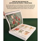LIBRO DE ACTIVIDADES DE COLLAGE LA MUSA BOTÁNICA DE MÁS DE 200 PÁGINAS  2