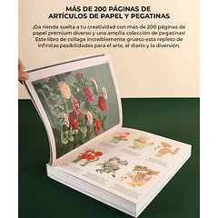 LIBRO DE ACTIVIDADES DE COLLAGE LA MUSA BOTÁNICA DE MÁS DE 200 PÁGINAS 