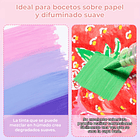 WAIMOKU 24 MARCADORES PINTURA ACRÍLICA FLUJO DIRECTO DOBLE PUNTA PINCEL Y BALA 6