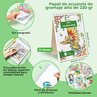 PUPE PAPER FRIENDLY 40 MARCADORES BASE DE AGUA + LIBRO PARA COLOREAR OHUHU 3