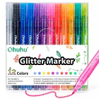 OHUHU MARCADORES GLITTER METÁLICOS CON PURPURINA 1