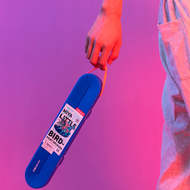 MIYA SET DE 10 PINCELES MULTIFORMA BLUE 2