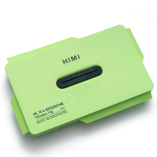 HIMI SET GOUACHE 72 COLORES TWIN CUP 12G VERDE MANZANA 4