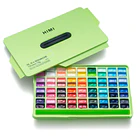 HIMI SET GOUACHE 72 COLORES TWIN CUP 12G VERDE MANZANA 5