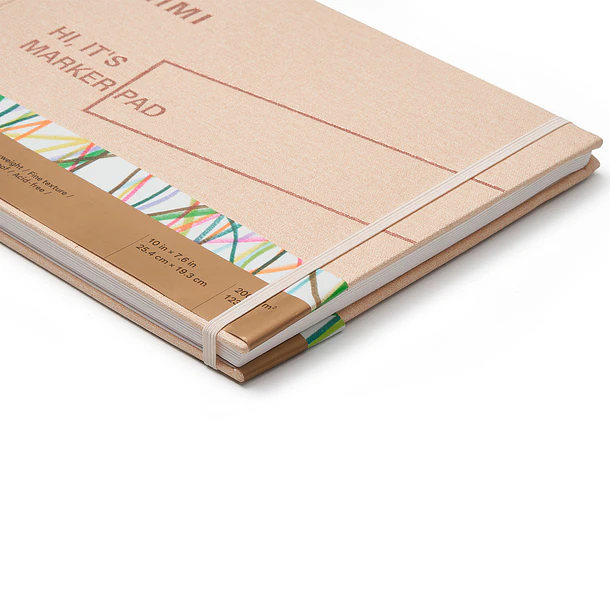 HIMI PAPER PAD MARKER (25.4 x 19.3 CM) 220 G 30 SHEETS (HARDCOVER EDITION) 2