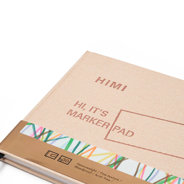 HIMI PAPER PAD MARKER (25.4 x 19.3 CM) 220 G 30 SHEETS (HARDCOVER EDITION) 4