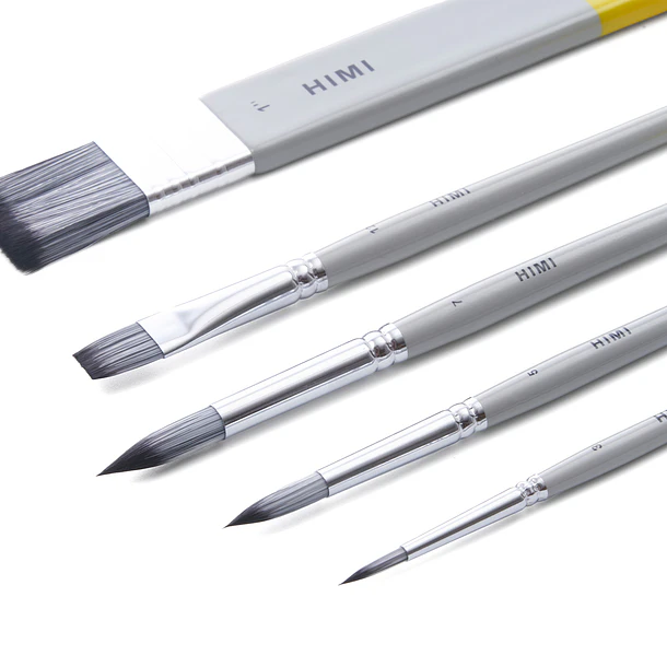 HIMI 5 PCS WATERCOLOR BRUSH SET 6