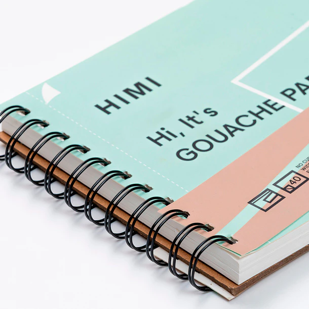 HIMI BLOCK PARA GOUACHE 21x19.9 CM 40 HOJAS 200G 3