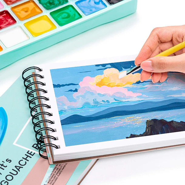 HIMI BLOCK PARA GOUACHE 21x19.9 CM 40 HOJAS 200G 5