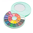 HIMI SET DE PINTURA SÓLIDA SEMI HUMEDAD 24 COLORES (ESTUCHE VERDE) 2