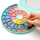 HIMI SET DE PINTURA SÓLIDA SEMI HUMEDAD 24 COLORES (ESTUCHE VERDE) 5