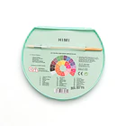 HIMI SET DE PINTURA SÓLIDA SEMI HUMEDAD 24 COLORES (ESTUCHE VERDE) 7