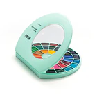 HIMI SET DE PINTURA SEMI HUMEDAD 38 COLORES (ESTUCHE VERDE) 4